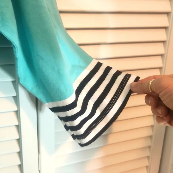 Ruby Rd. Turquoise Top - Picture 4 of 5